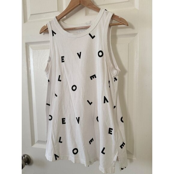 Current/Elliott White Love Letter The Muscle Tee Tank Size 2, M - Picture 13 of 16